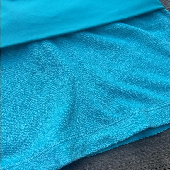 Ralph Lauren Aqua Blue Swimsuit Bathing Suit Cover Up Skirt Medium - Picture 4 of 6